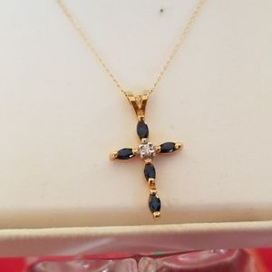 Sapphire cross